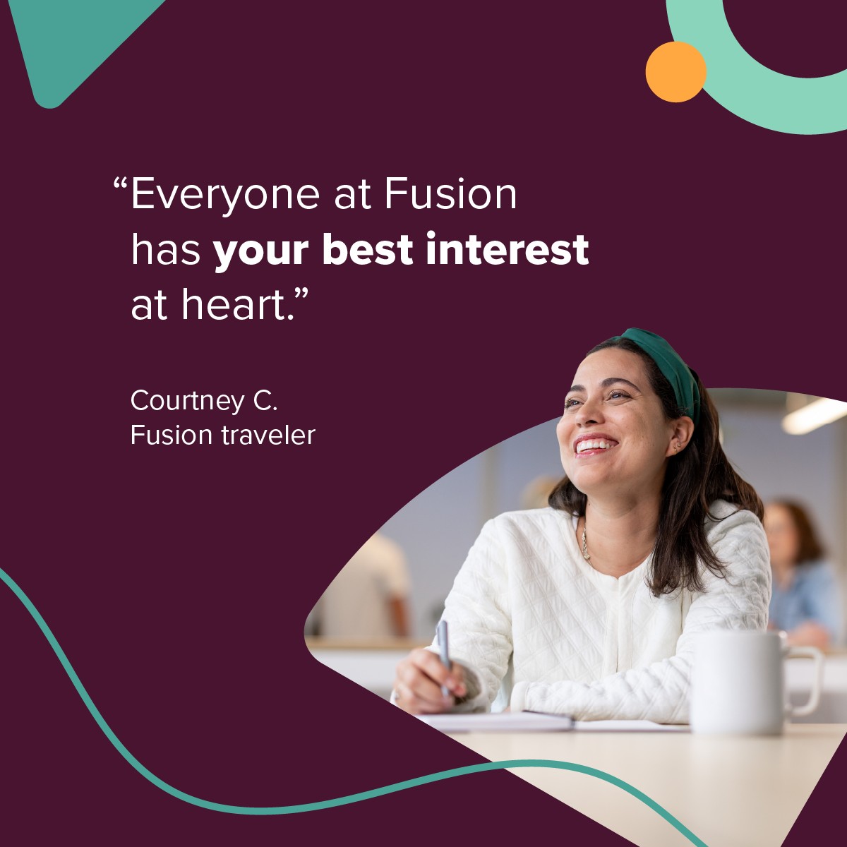 Fusion Medical Staffing ad