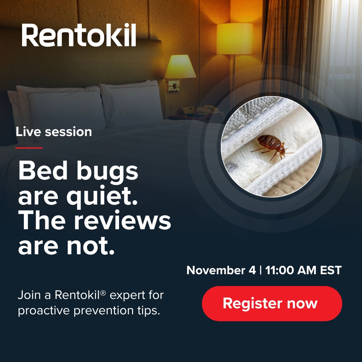 Rentokil Pest Control North America ad