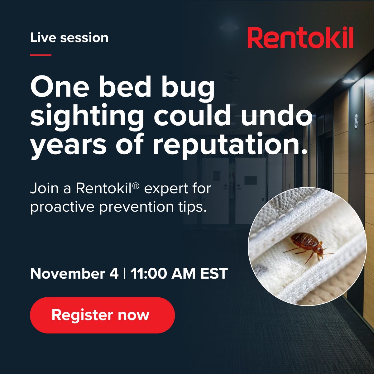 Rentokil Pest Control North America ad