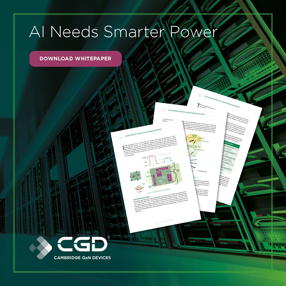 Cambridge GaN Devices Ltd ad