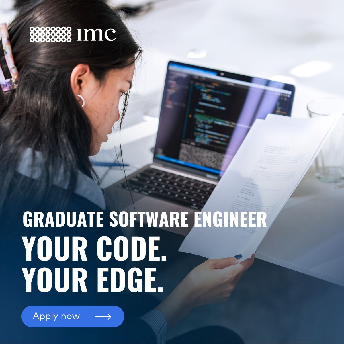 IMC Trading ad