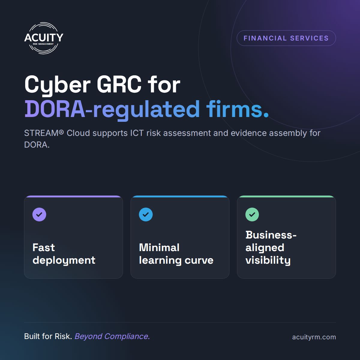 Acuity Risk Management ad