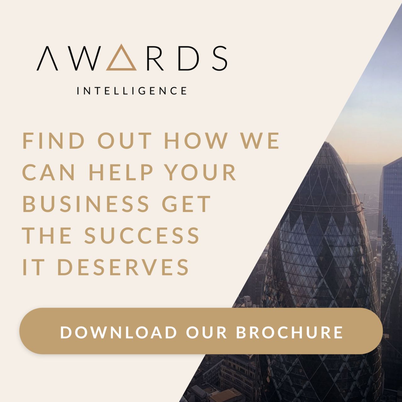 Awards Intelligence ad