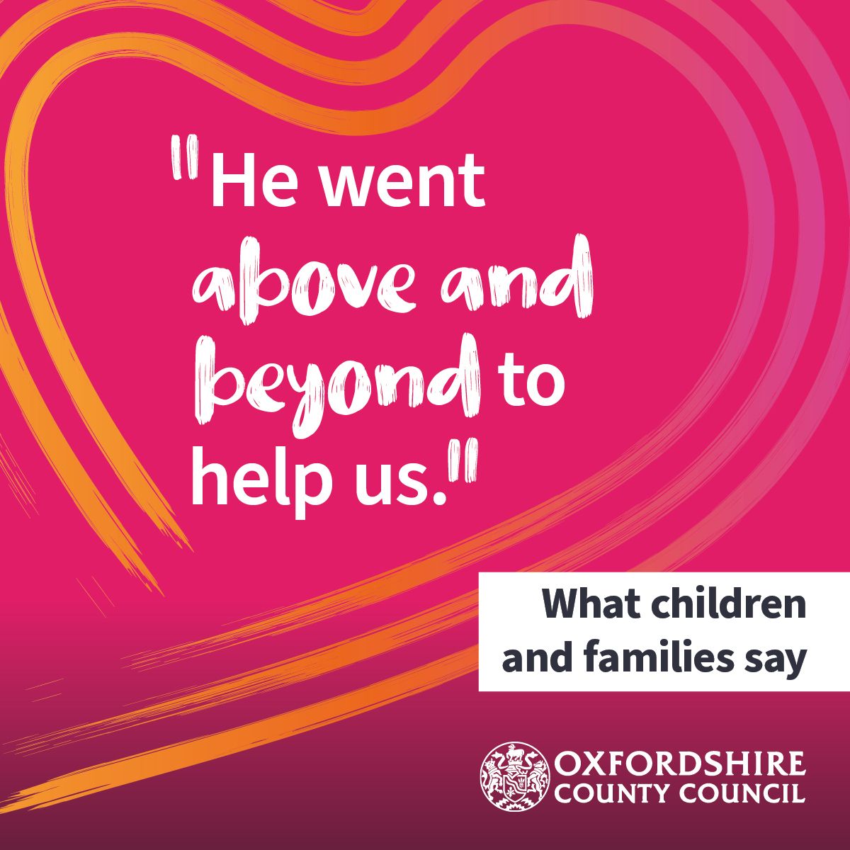 Oxfordshire County Council ad