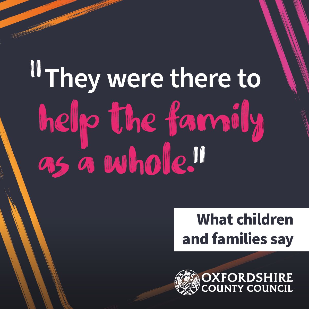 Oxfordshire County Council ad