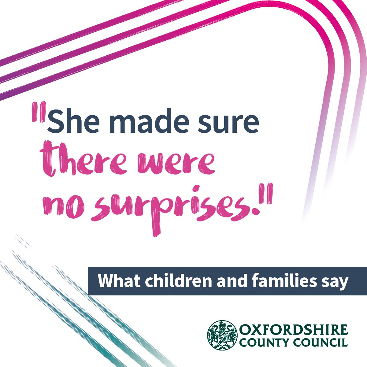 Oxfordshire County Council ad