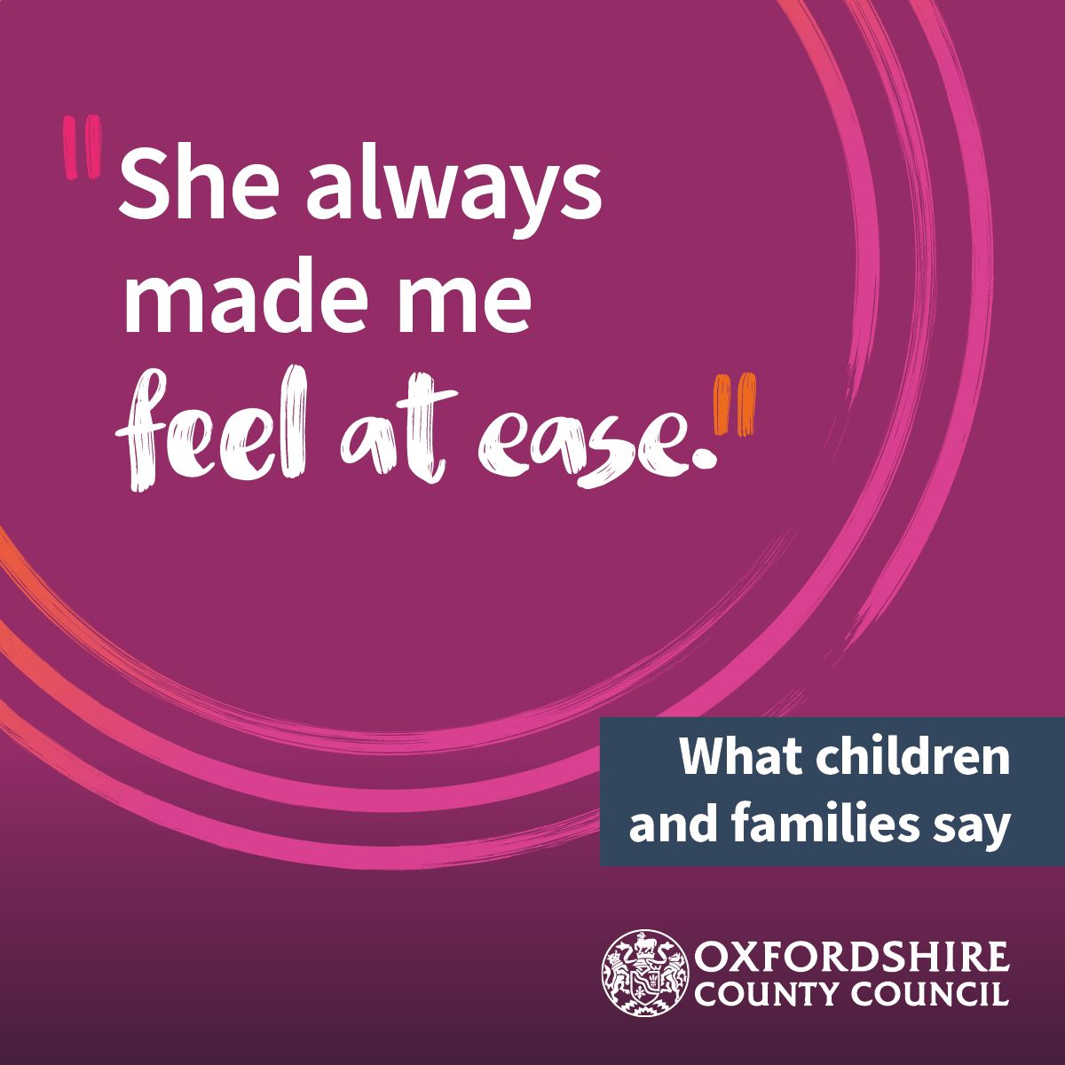 Oxfordshire County Council ad