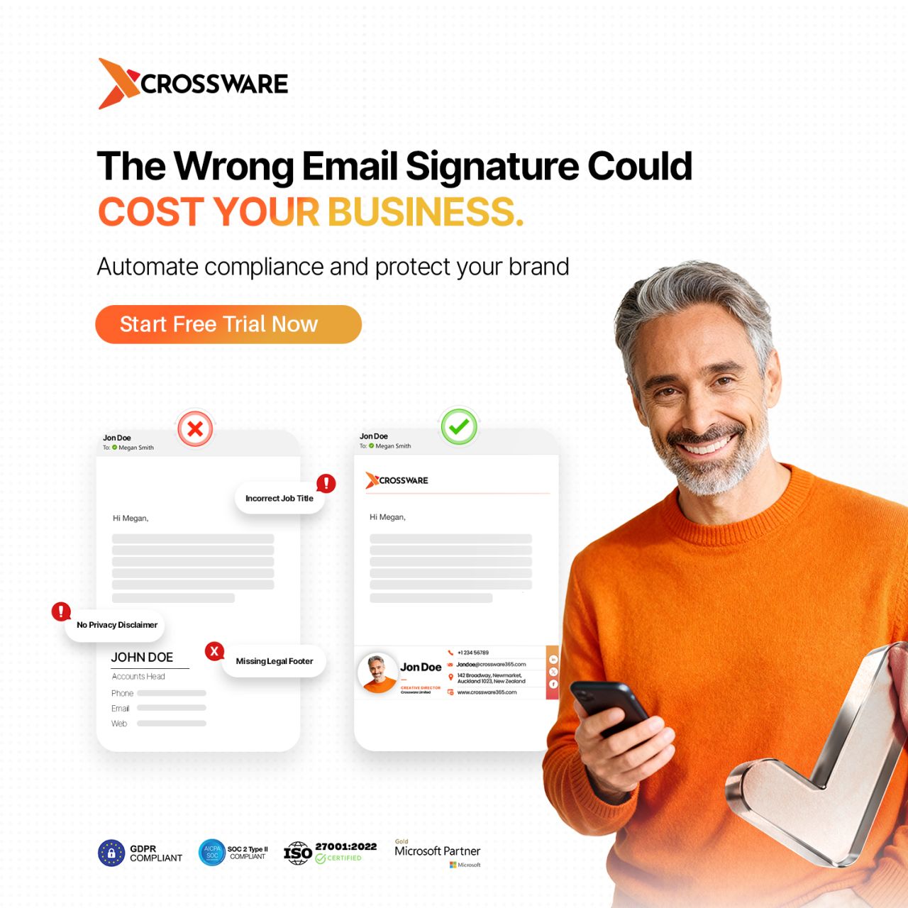 Crossware ad
