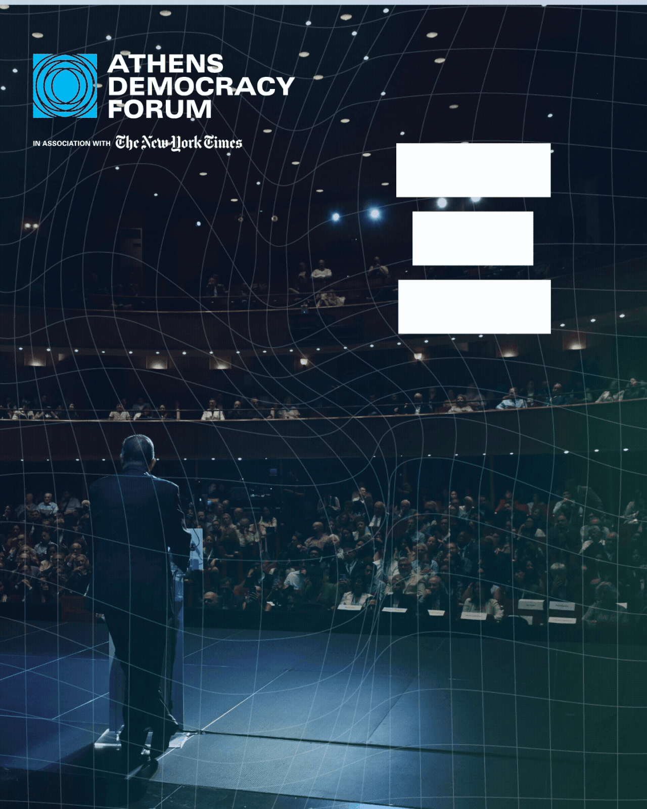Athens Democracy Forum ad
