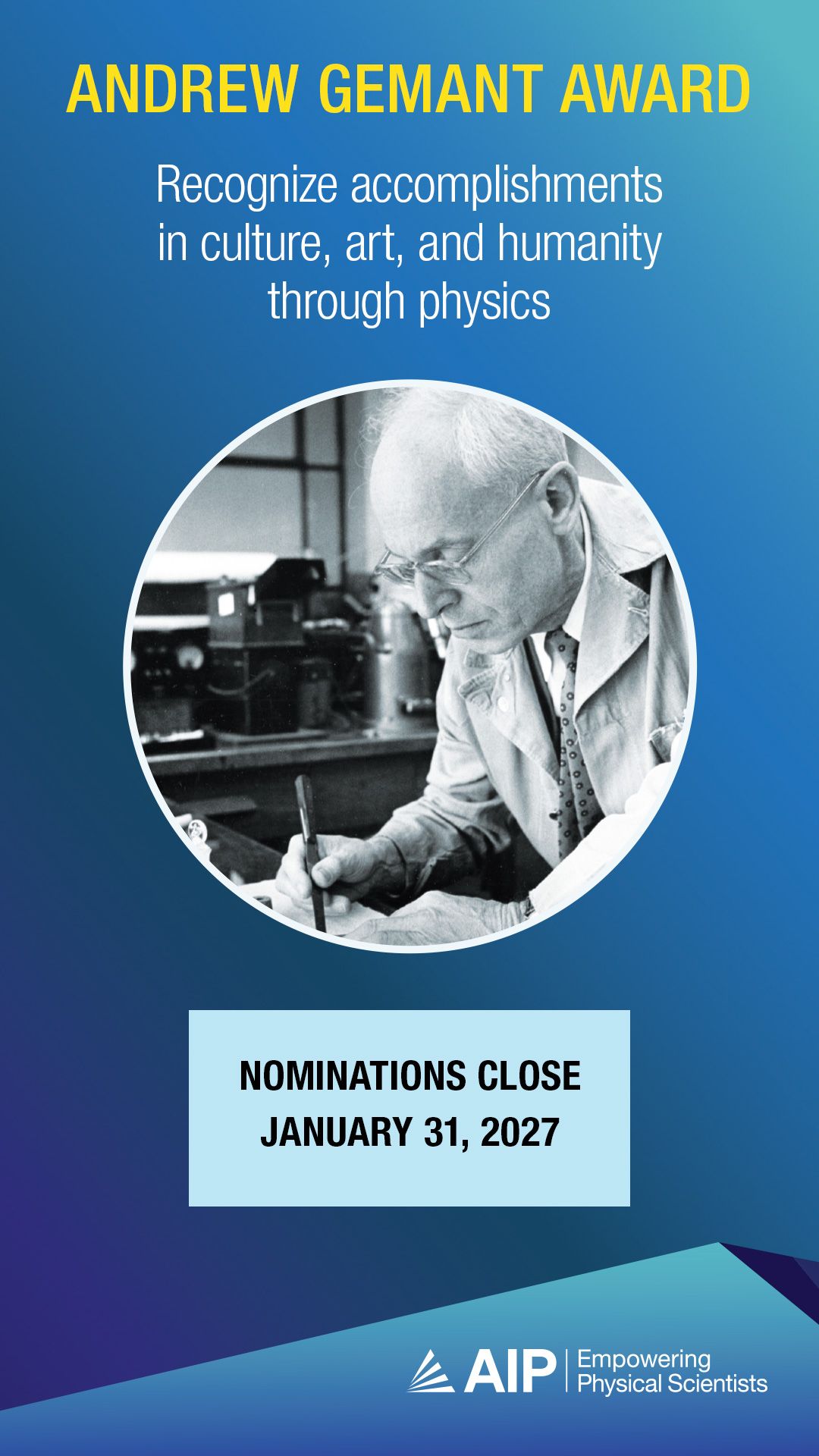 American Institute of Physics ad