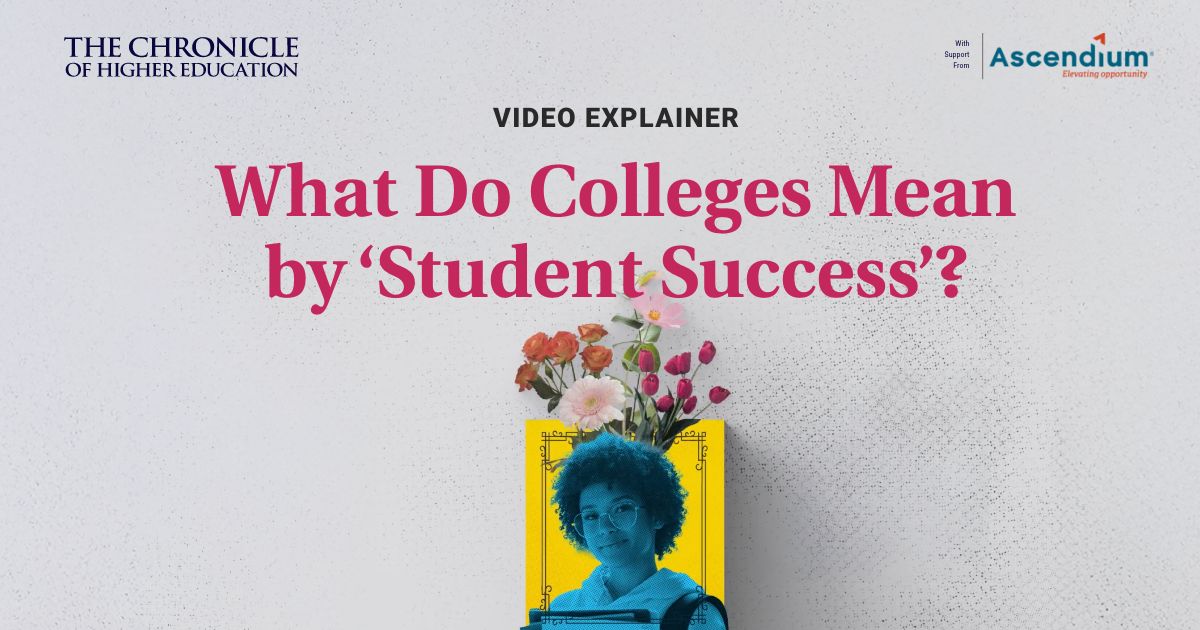 The Chronicle of Higher Education ad