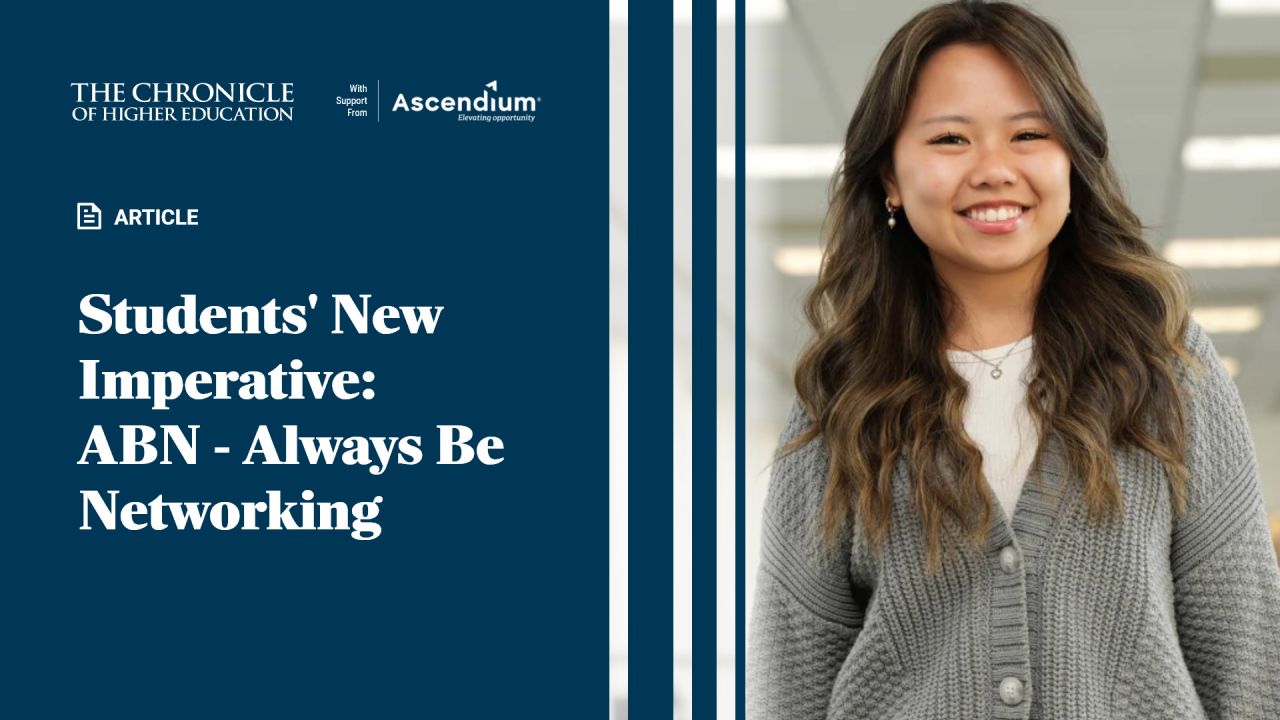 The Chronicle of Higher Education ad