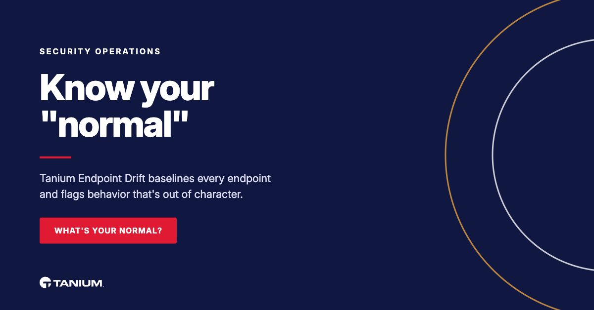 Tanium ad