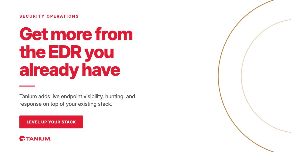 Tanium ad