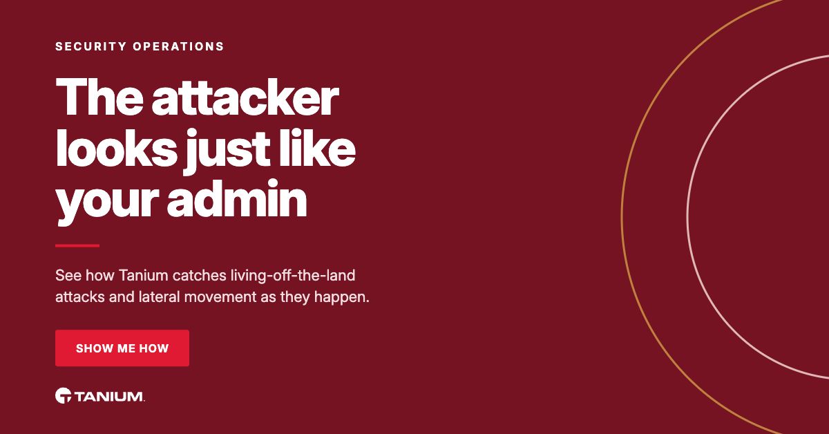 Tanium ad