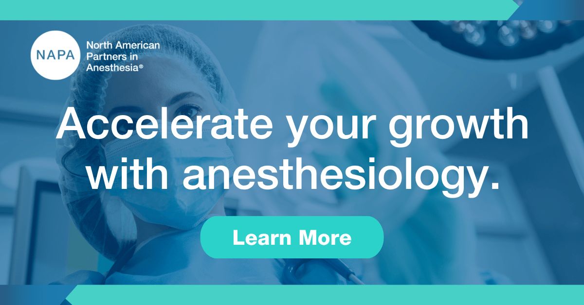 North American Partners in Anesthesia ad