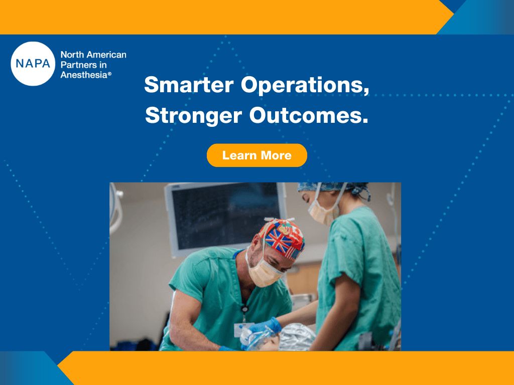 North American Partners in Anesthesia ad