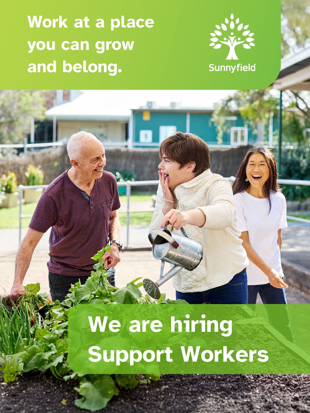 Sunnyfield Disability Services ad