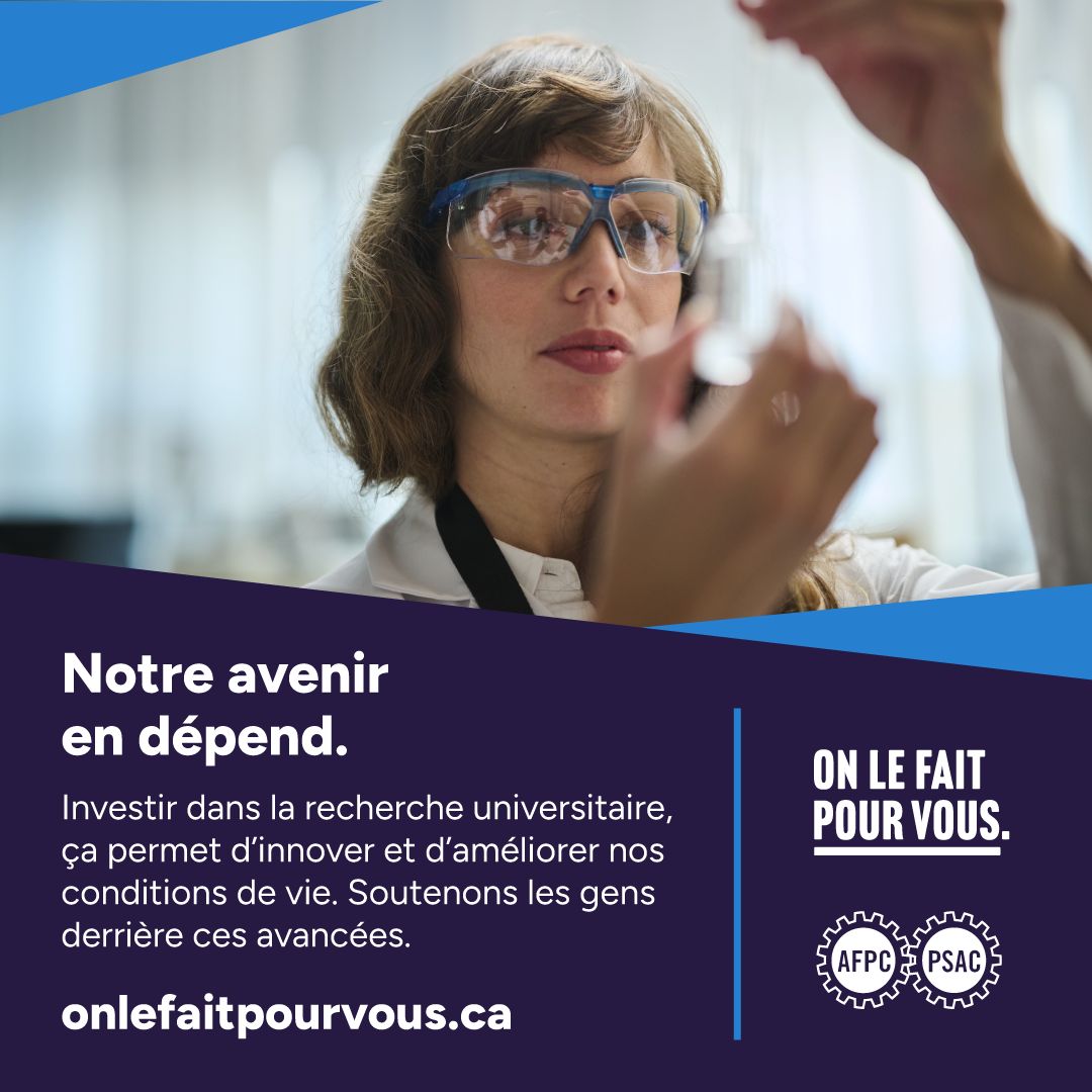 Public Service Alliance of Canada ad
