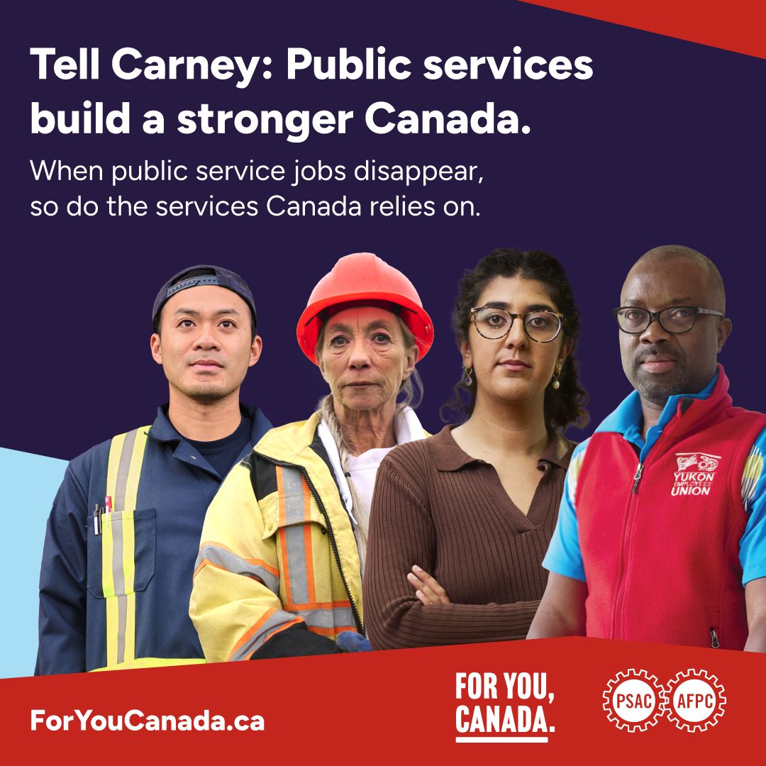 Public Service Alliance of Canada ad