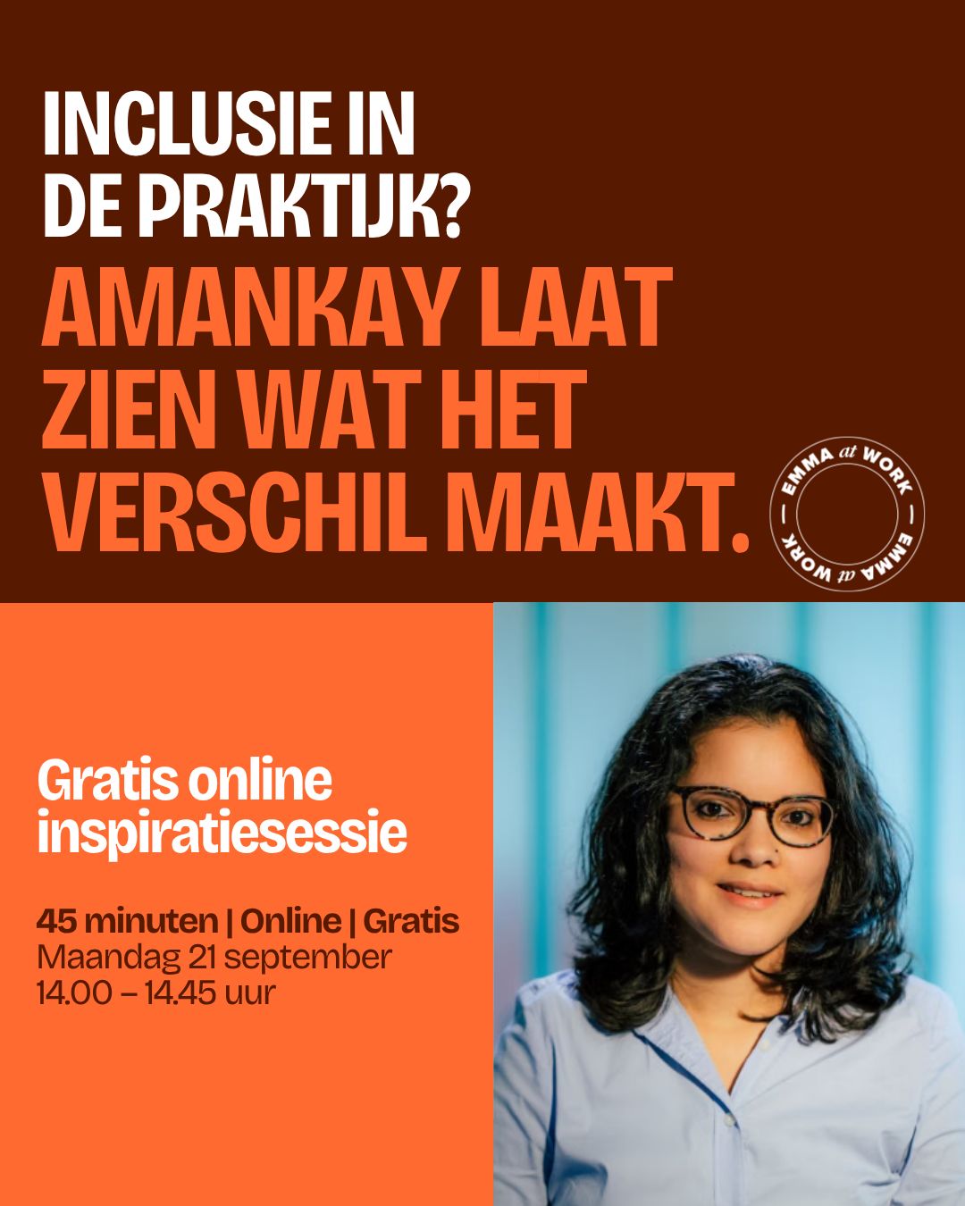 Emma at Work ad