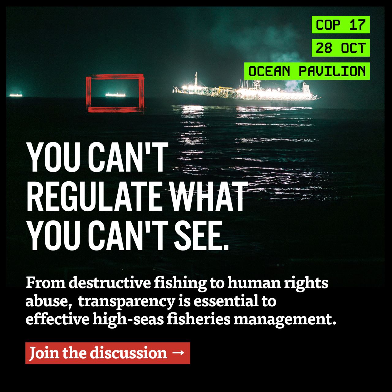 Environmental Justice Foundation (EJF) ad