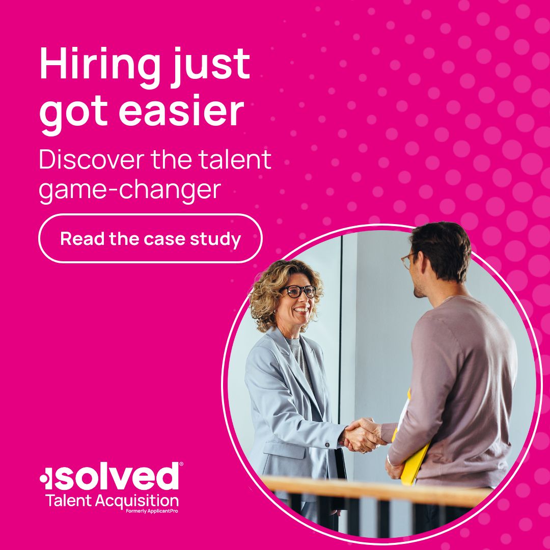 isolved Talent Acquisition (formerly ApplicantPro) ad