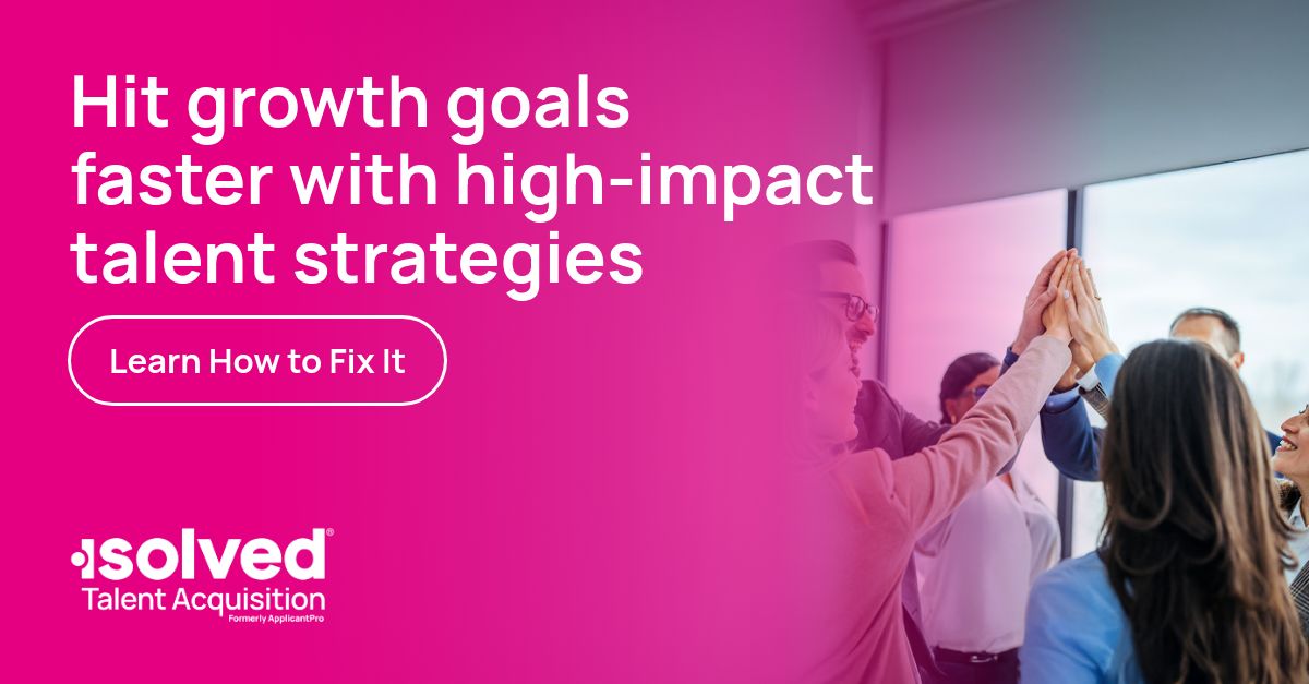 isolved Talent Acquisition (formerly ApplicantPro) ad