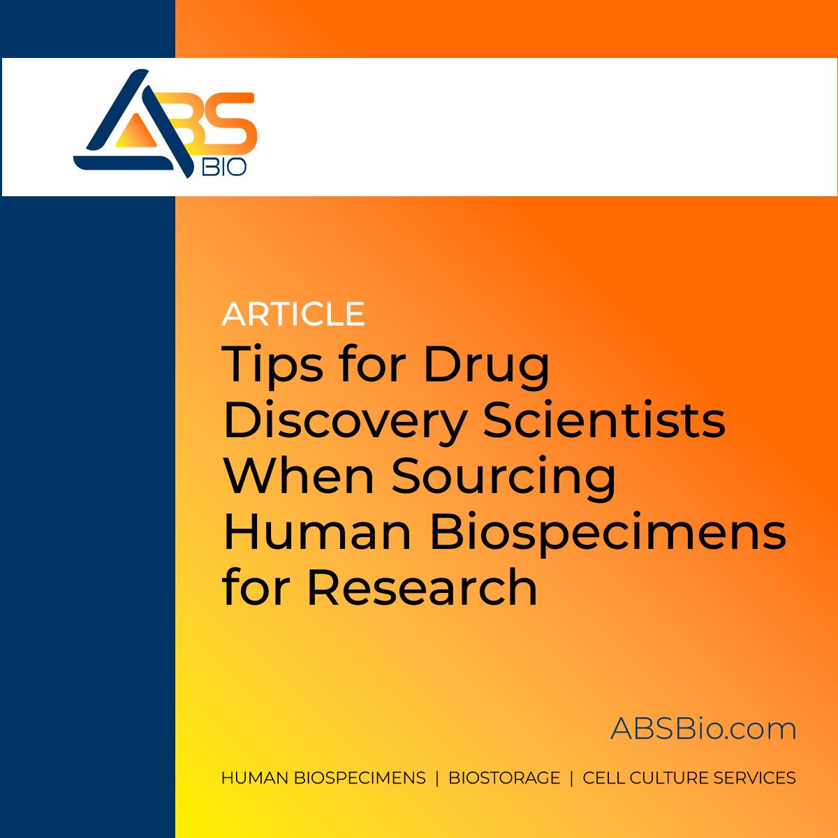 ABS Bio (formerly Analytical Biological Services Inc.) ad