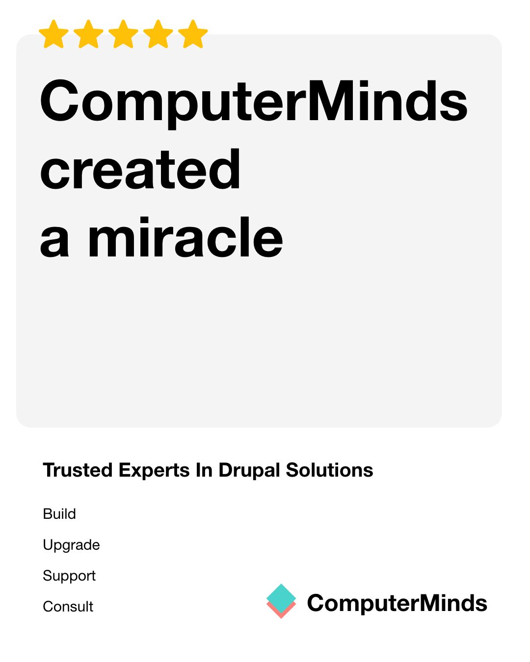 ComputerMinds Ltd ad