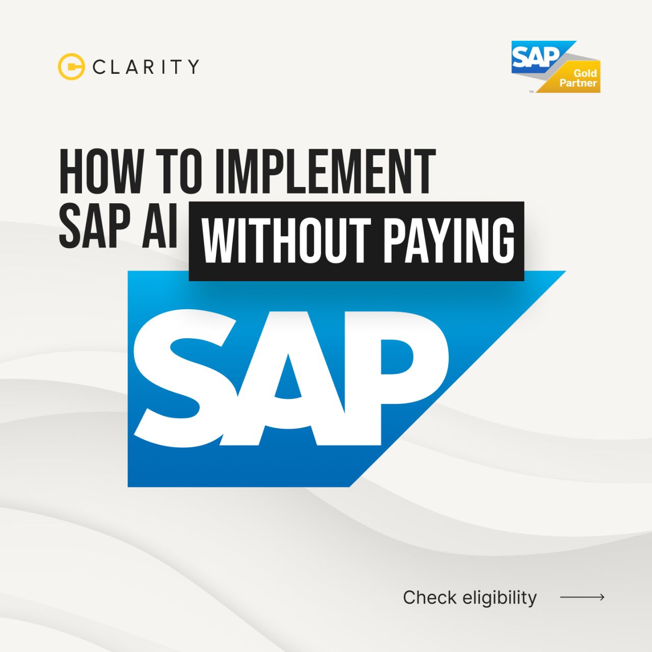 CLARITY ad
