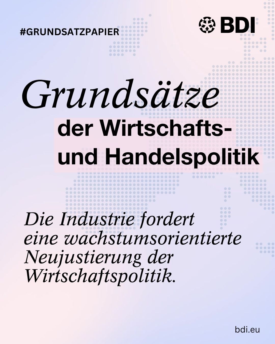 BDI - Bundesverband der Deutschen Industrie e.V. ad