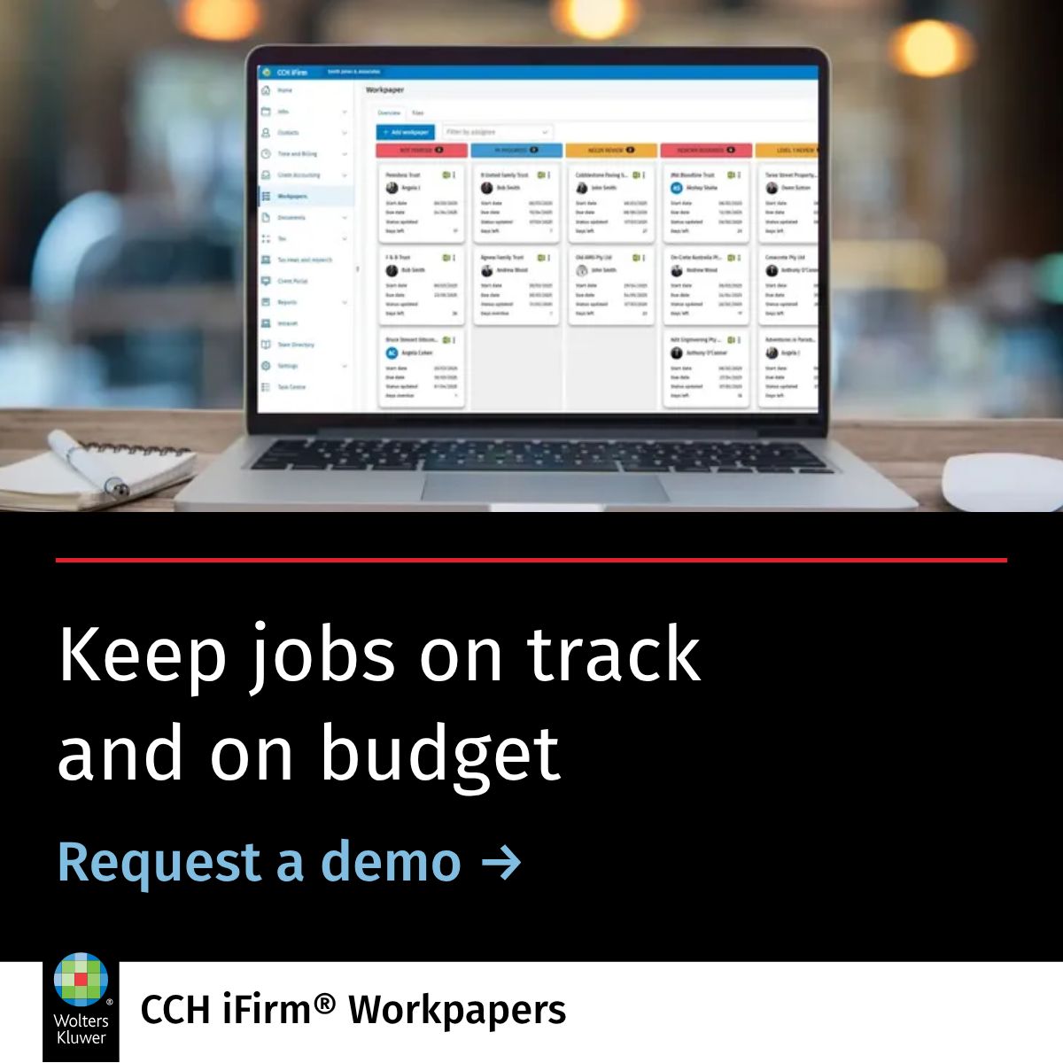 Wolters Kluwer Australia ad
