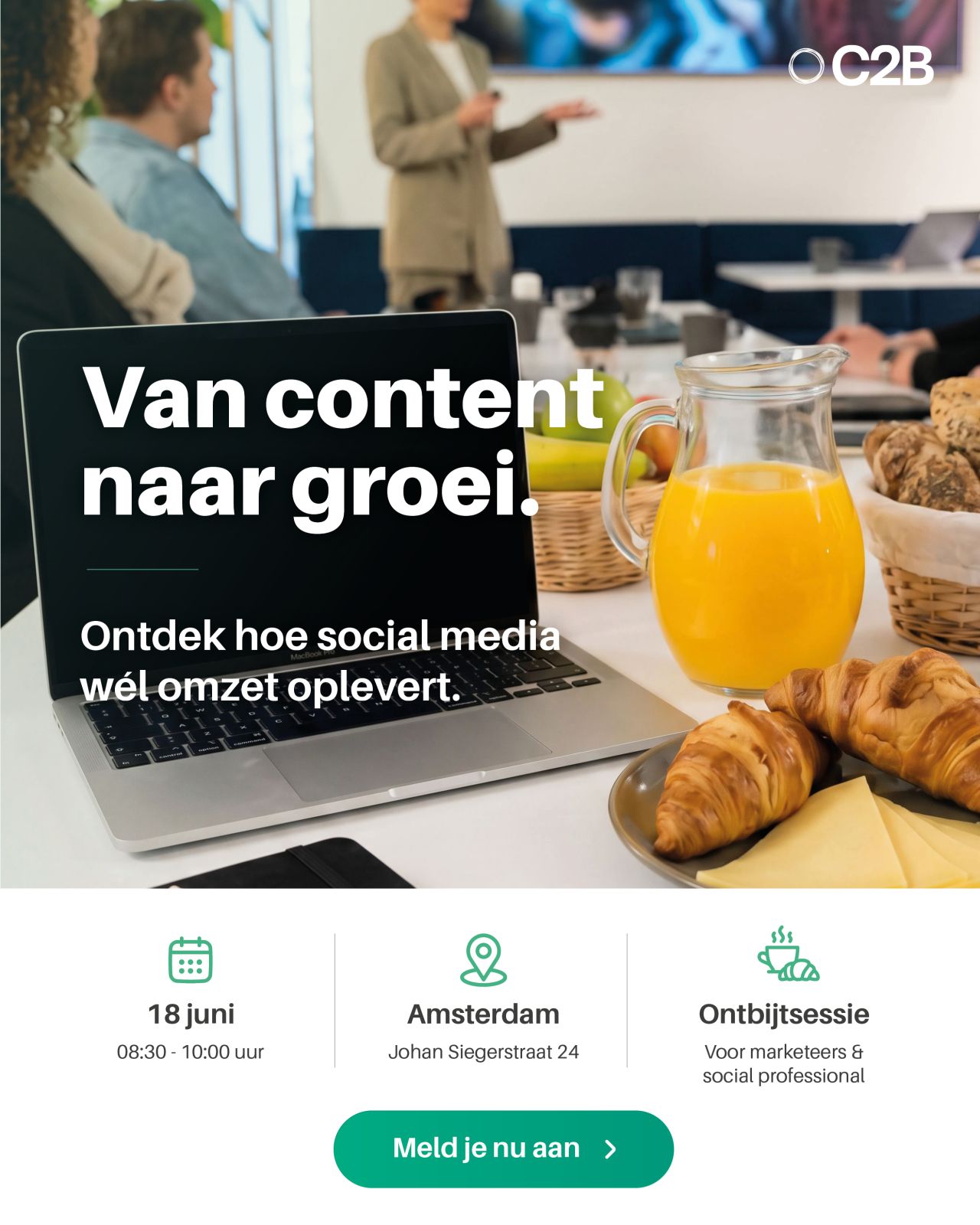 C2B Amsterdam ad