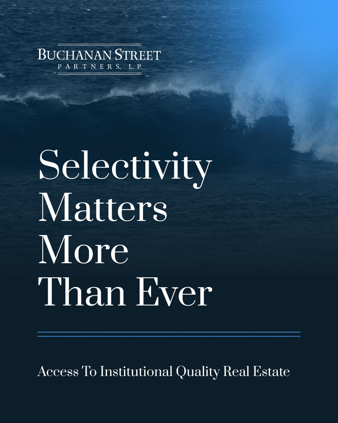 Buchanan Street Partners ad
