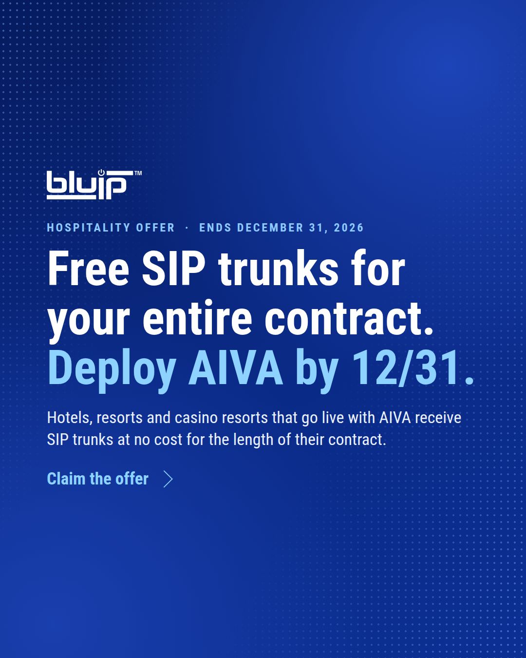 BluIP Inc. ad