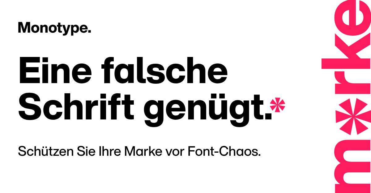 Monotype ad