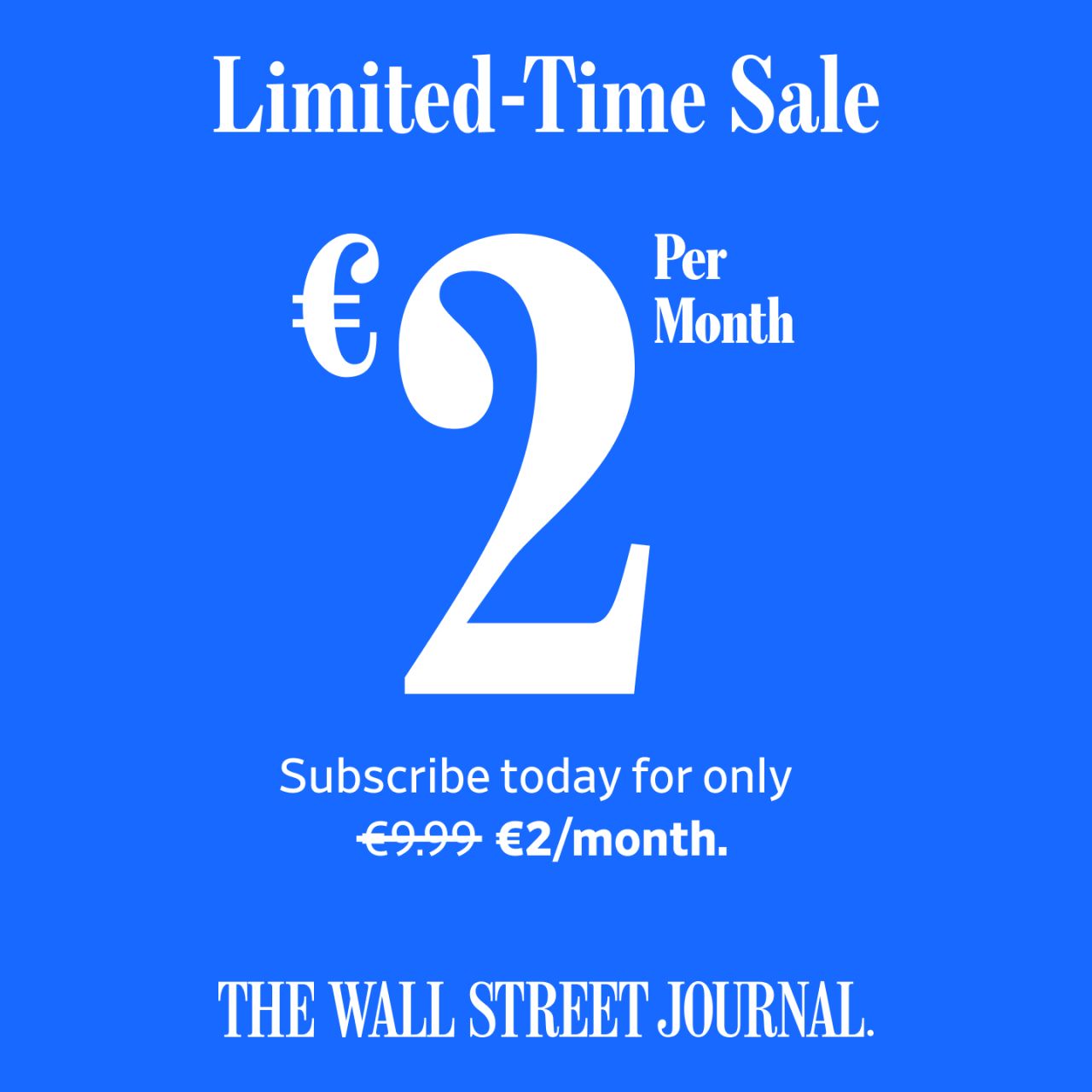 The Wall Street Journal ad