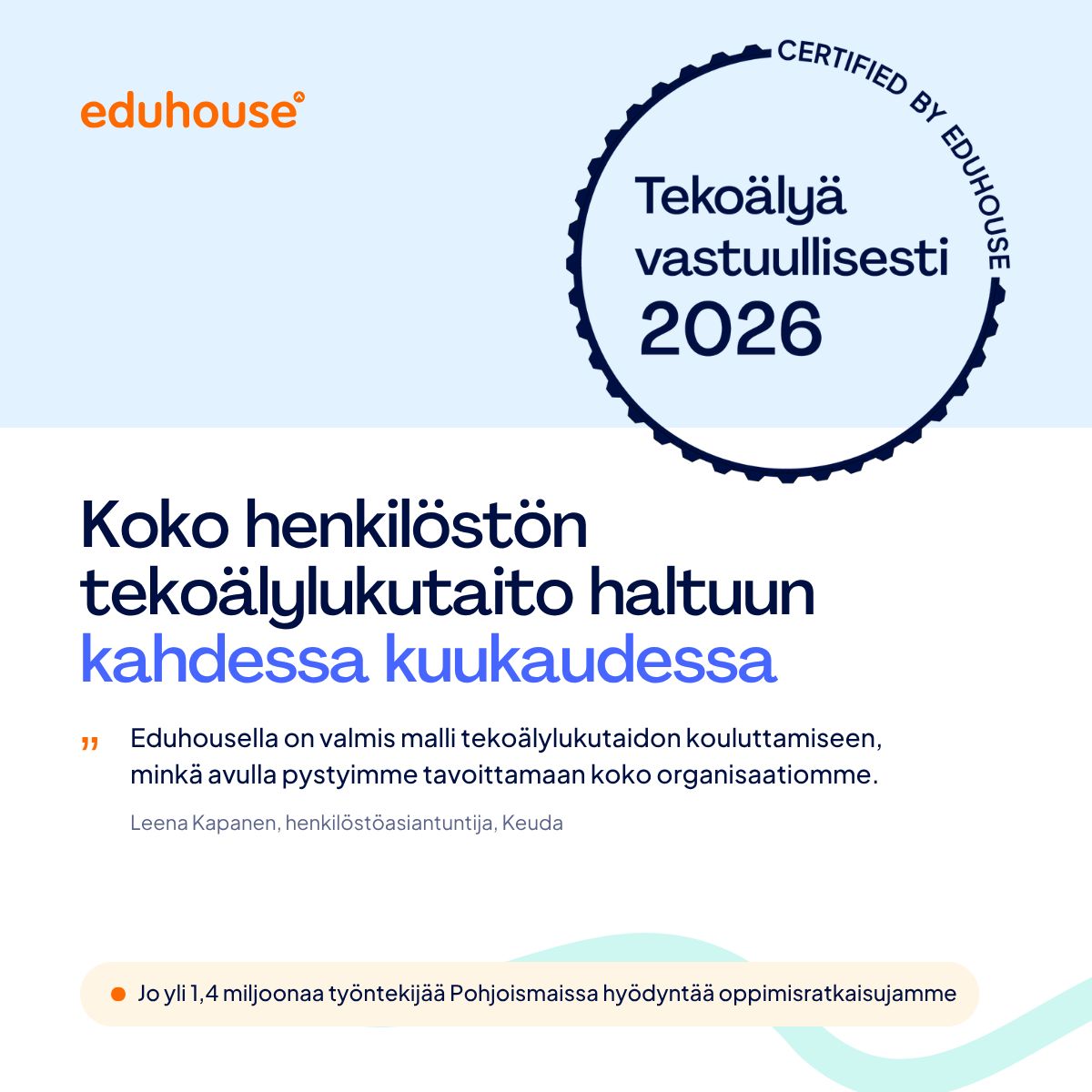Eduhouse Oy ad
