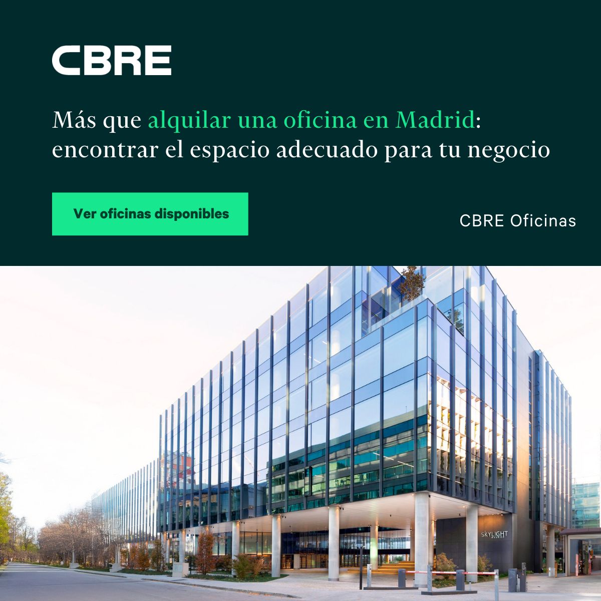 CBRE España ad