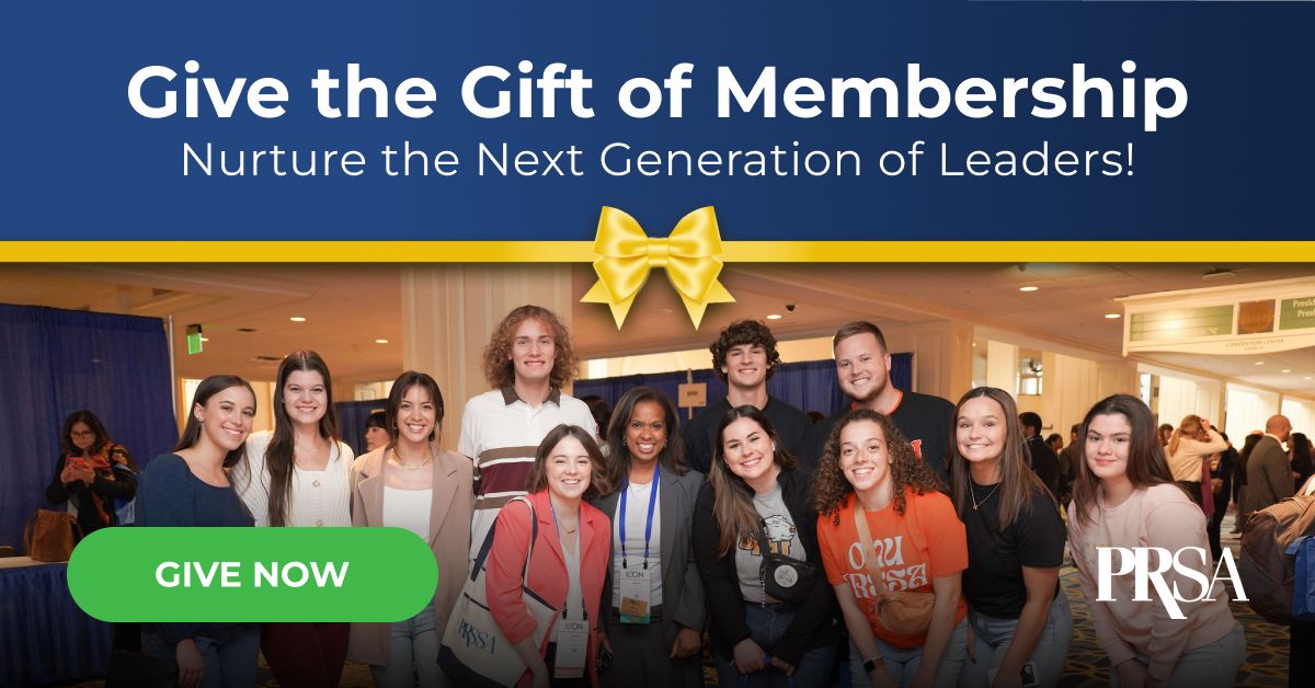 Public Relations Society of America (PRSA) ad