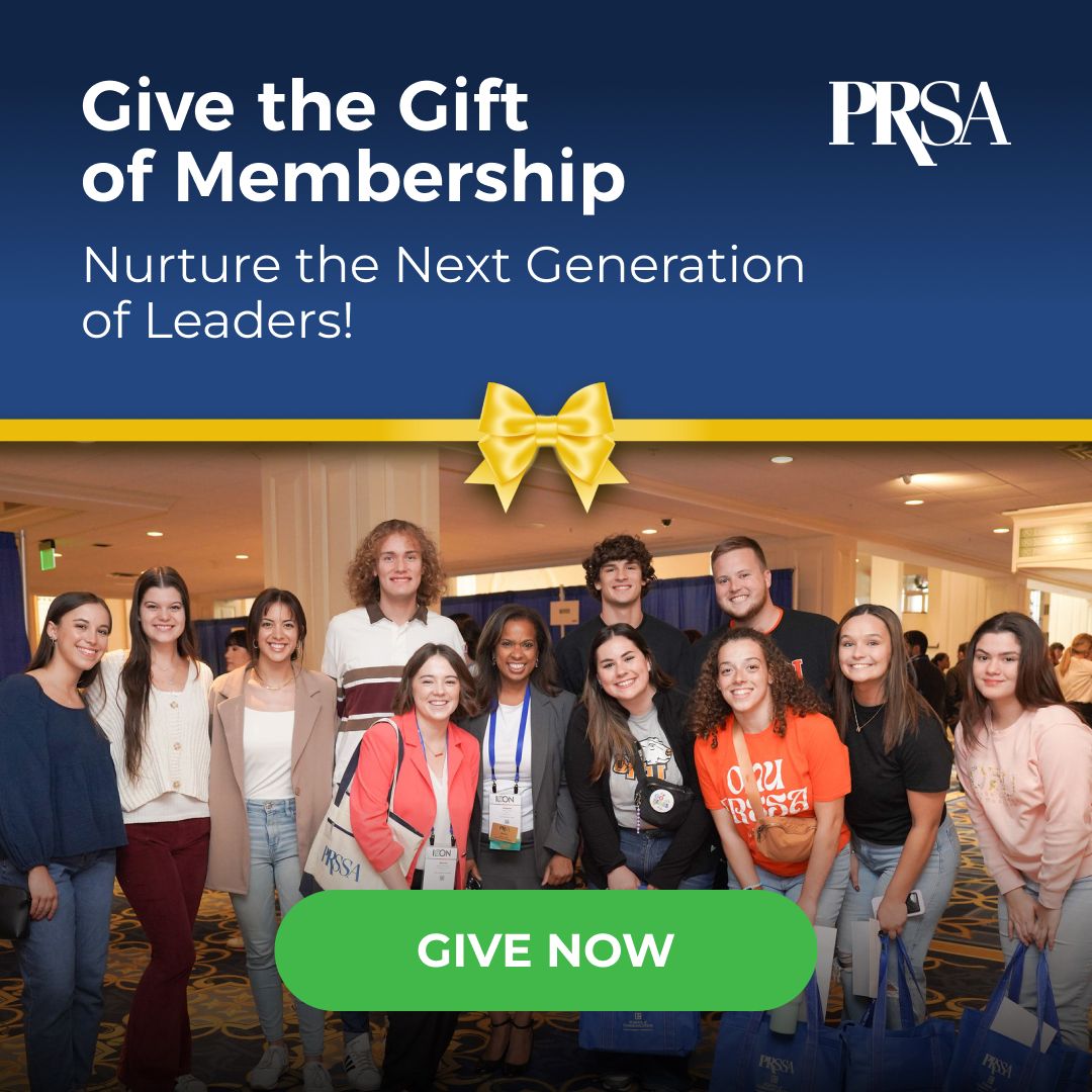 Public Relations Society of America (PRSA) ad