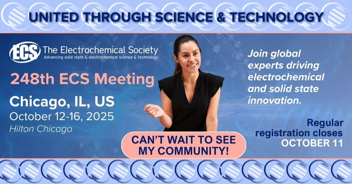 ECS - The Electrochemical Society ad