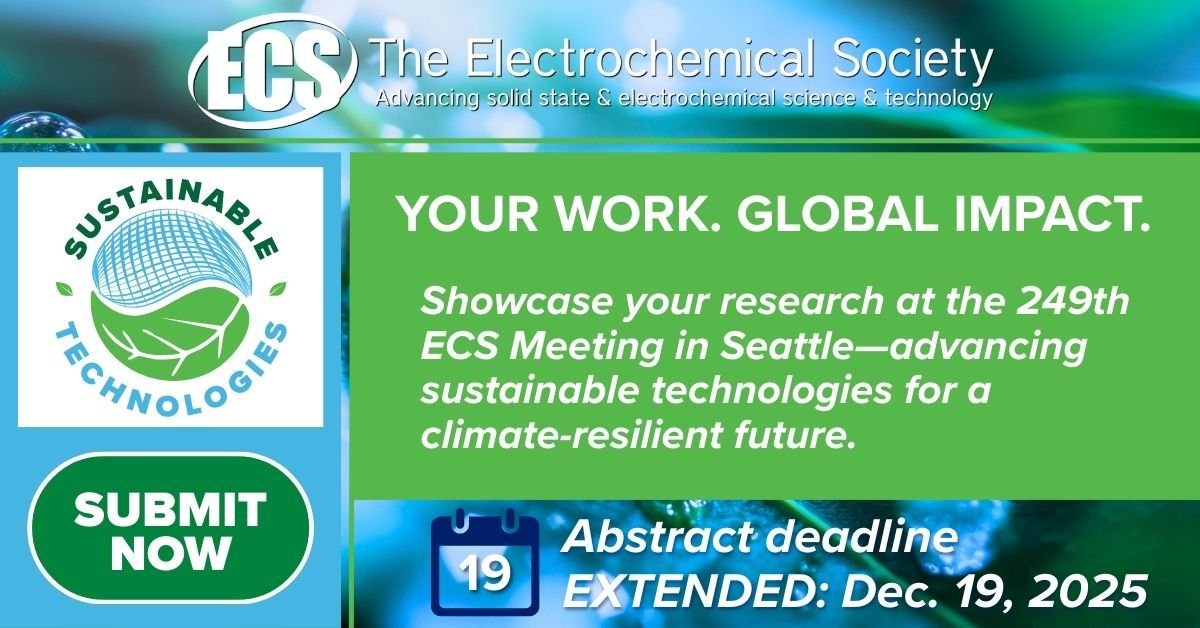 ECS - The Electrochemical Society ad