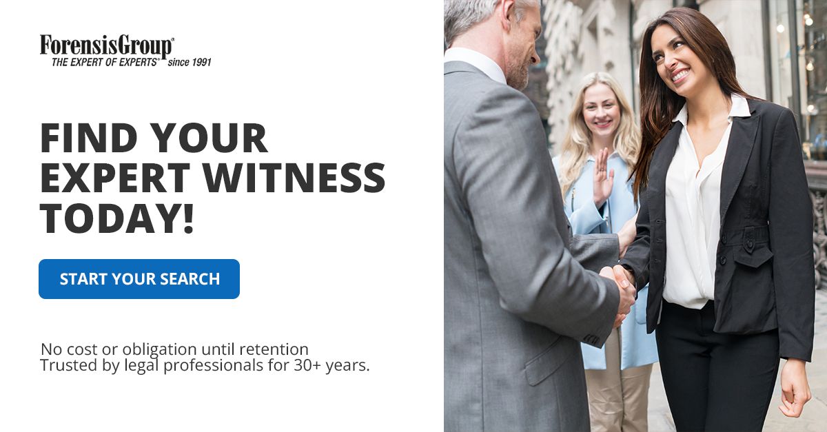 ForensisGroup Expert Witness Services ad