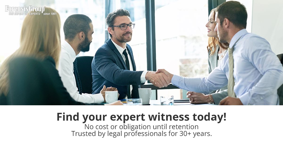 ForensisGroup Expert Witness Services ad