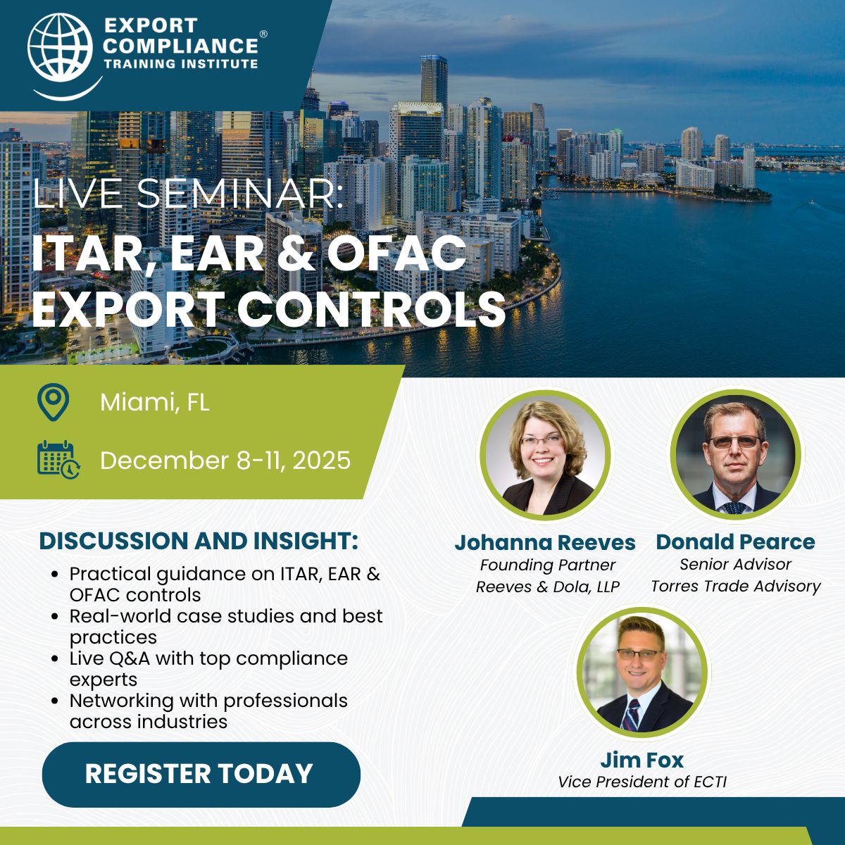 Export Compliance Training Institute (ECTI) ad