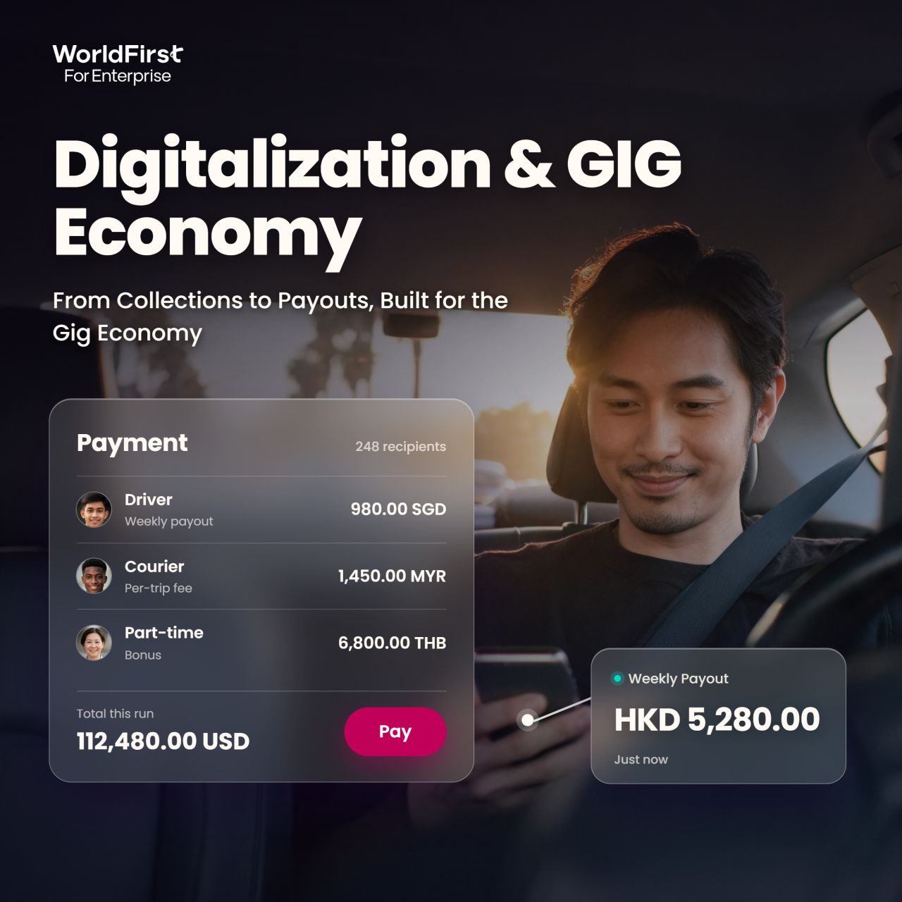 WorldFirst ad