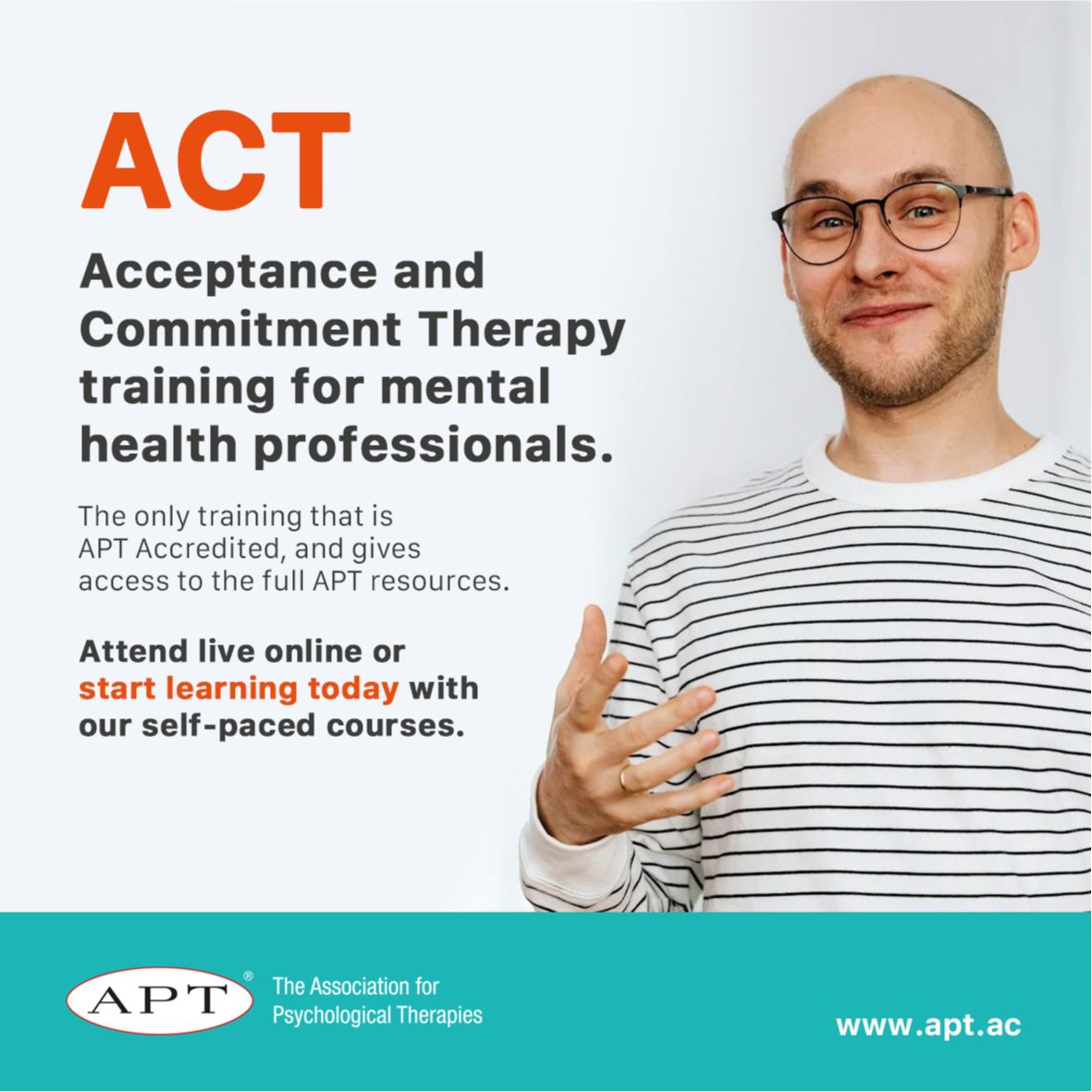 The Association for Psychological Therapies (APT) ad