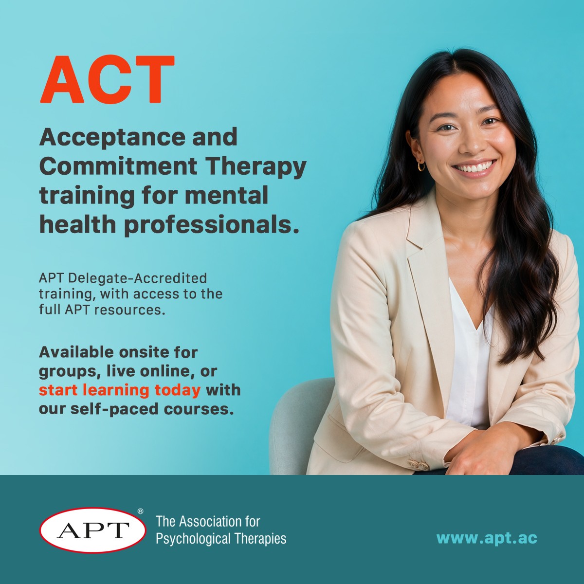 The Association for Psychological Therapies (APT) ad